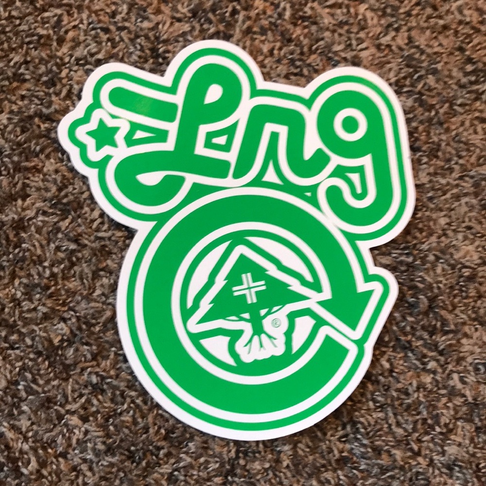 LRG logo sticker 5pk